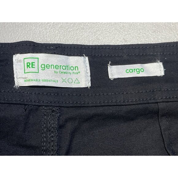 RE generation By Celebrity Pink Womens Size 18 High-Rise  RELAXED Cargo Pants Bl - Picture 9 of 10